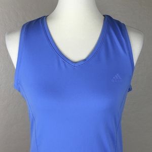 ADIDAS Blue Workout Athletic Tank Top Size Large
